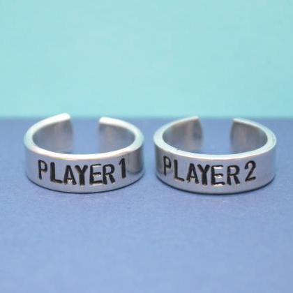 Player 1 And Player 2 Adjustable Ring Pair Ready..