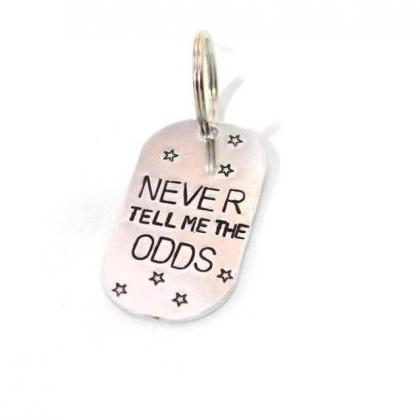 Custom Text Quote Aluminum Metal Stamped Dog Tag..