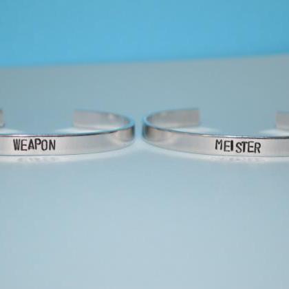 Soul Eater Inspired Weapon And Meister Cuff..