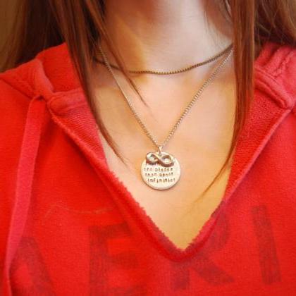 The Book Was Better Metal Stamped Necklace With..