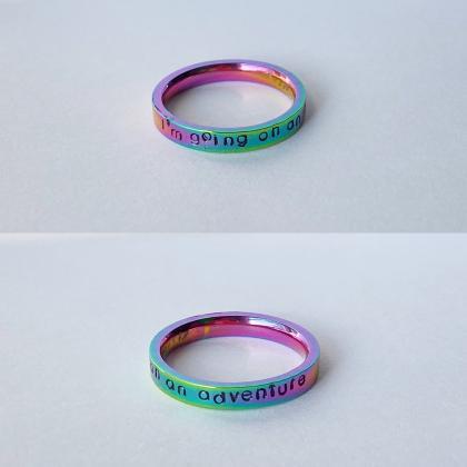 Custom Stainless Steel Ring Pair //..