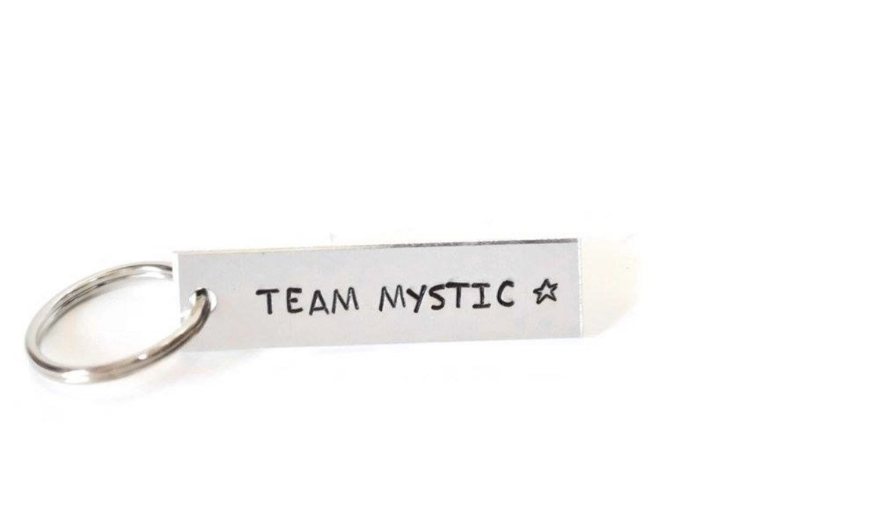 1-3 Word Custom Keychain // Handstamped Metalstamped Personalized Gift