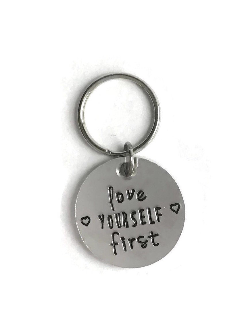 Love Yourself First Key Chain