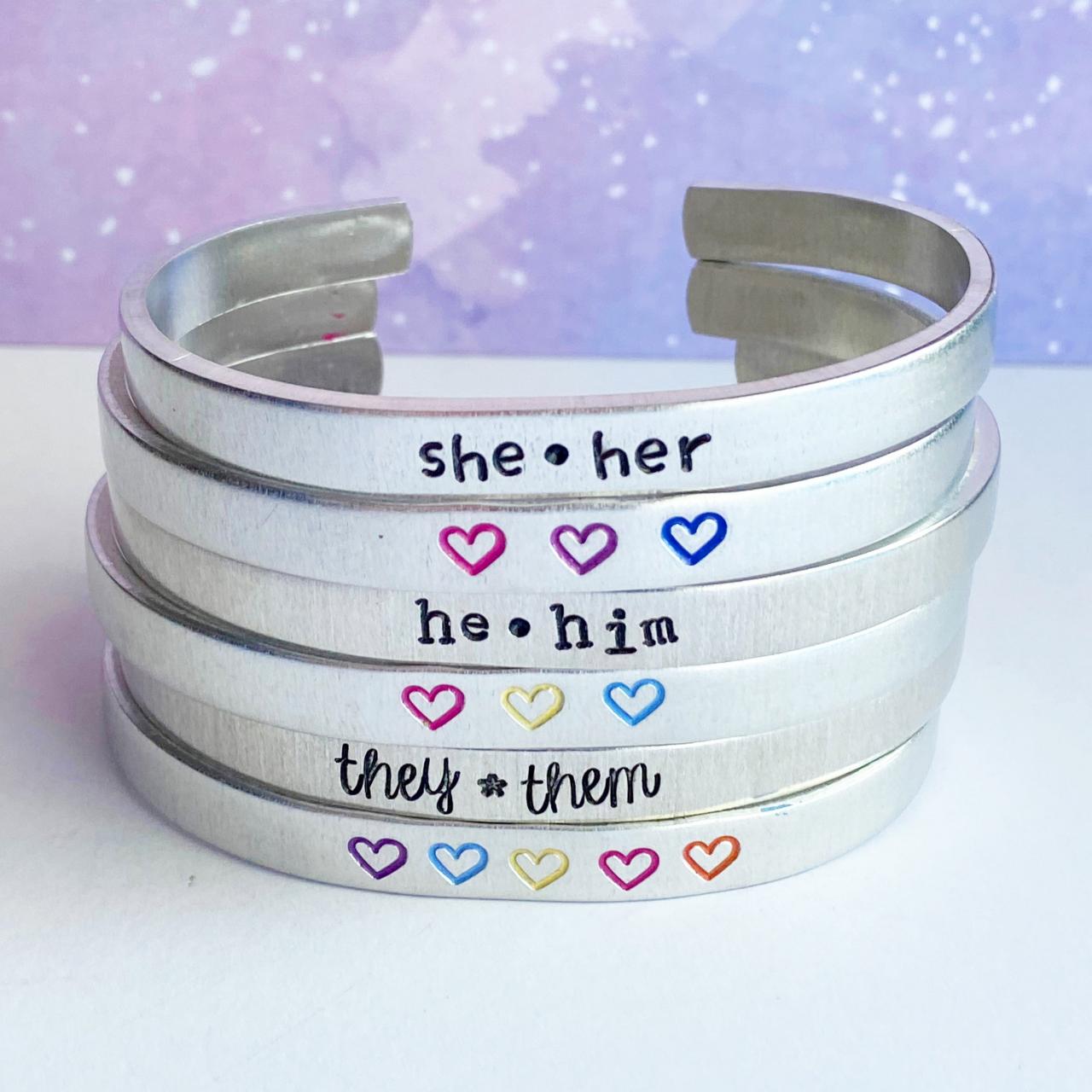 Personalized sale metal bracelets